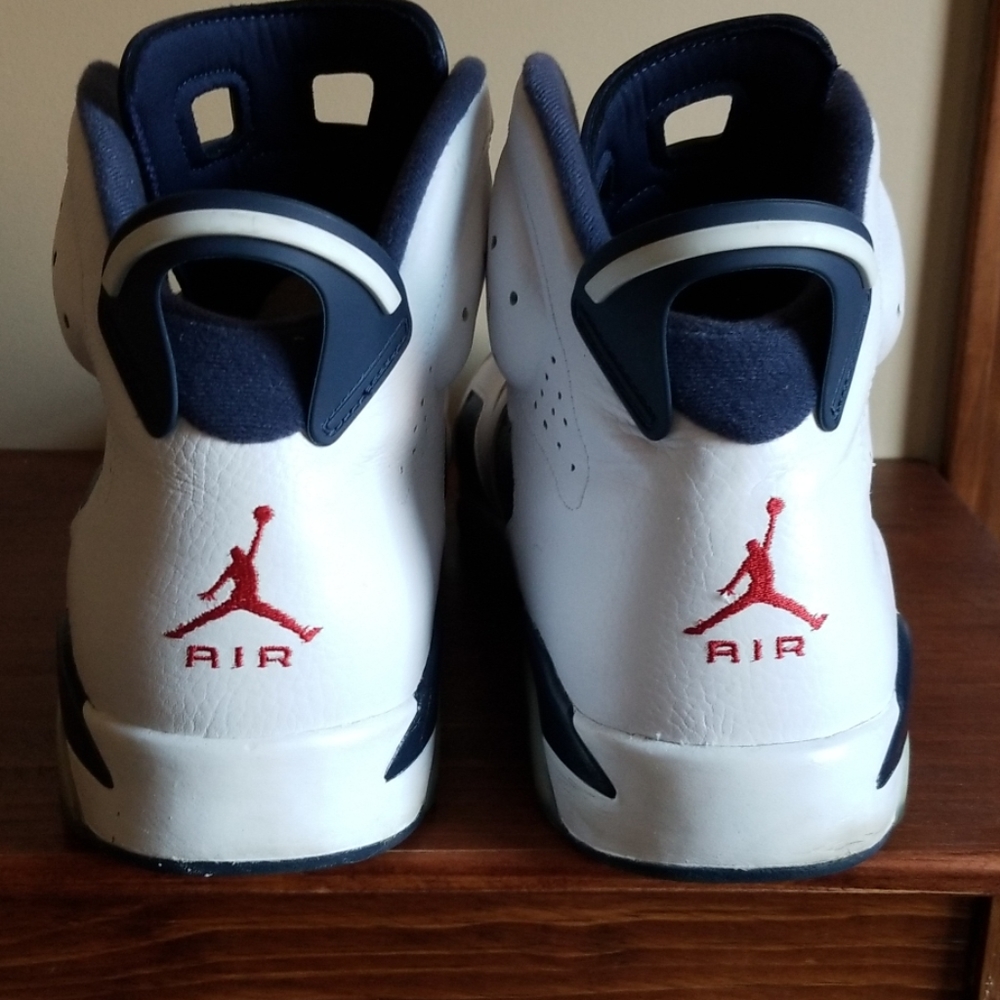 Nike Air Jordan VI 6 Olympic Sz 18 - Picture 4 of 5